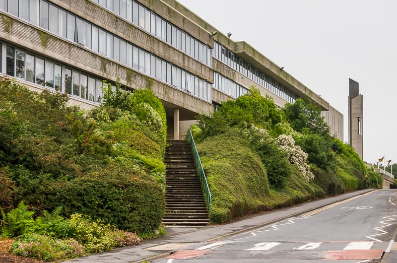 The Hugh Owen Building and Bell Tower at Aberystwyth University's Penglais Campus