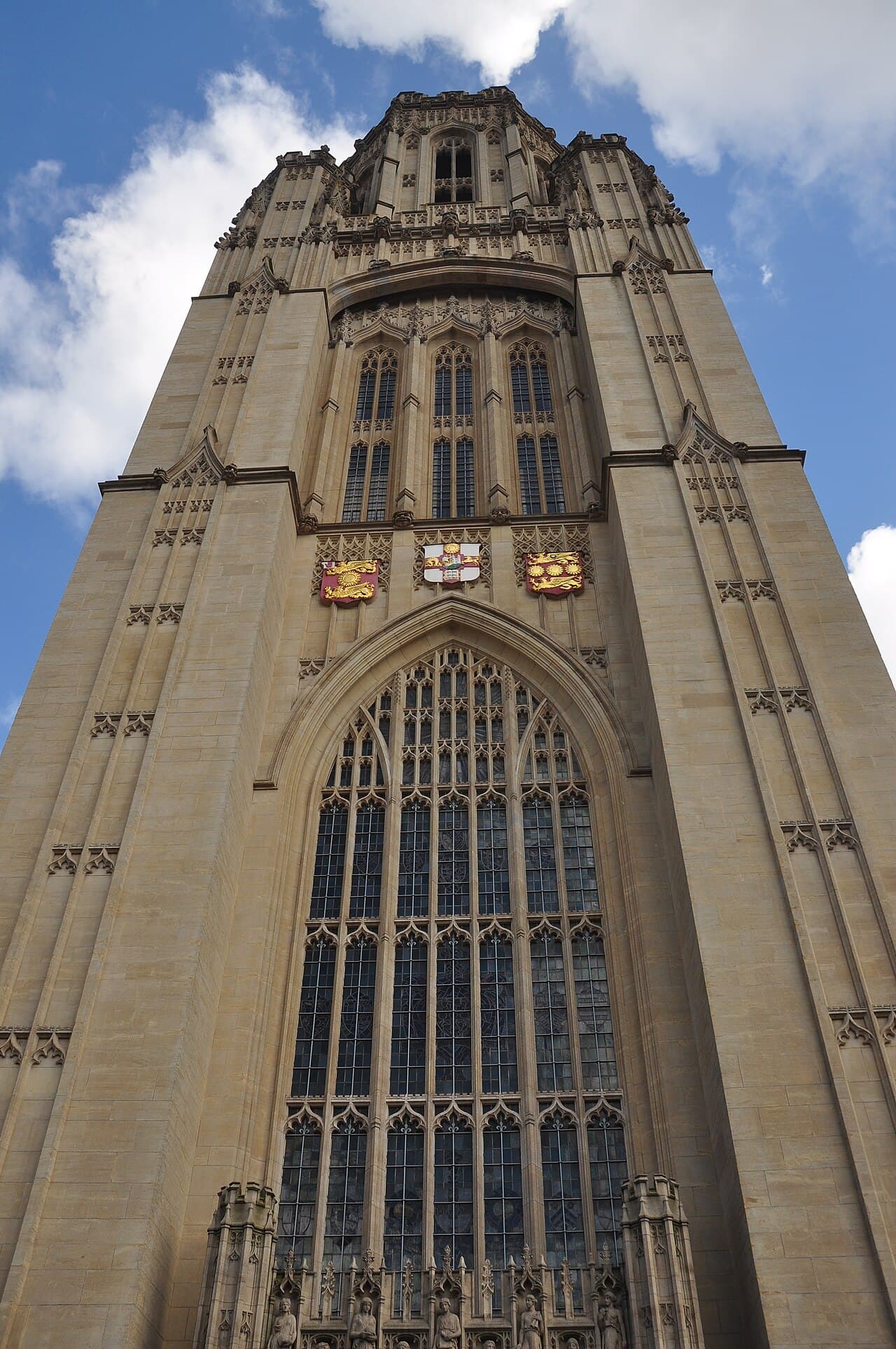 The Wills Memorial Building at the University of Bristol