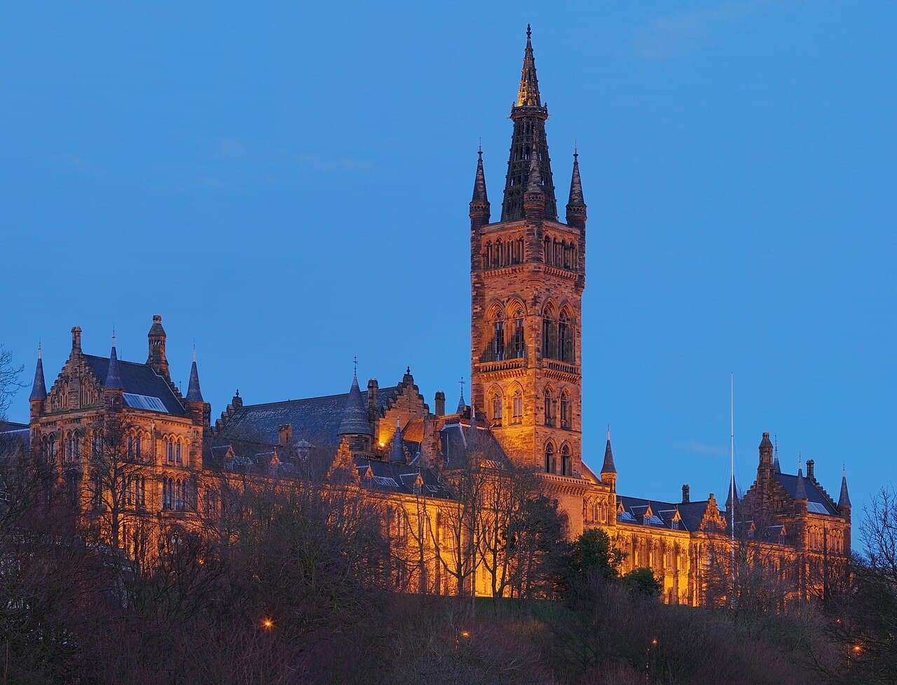 The University of Glasgow's Gilbert Scott Building